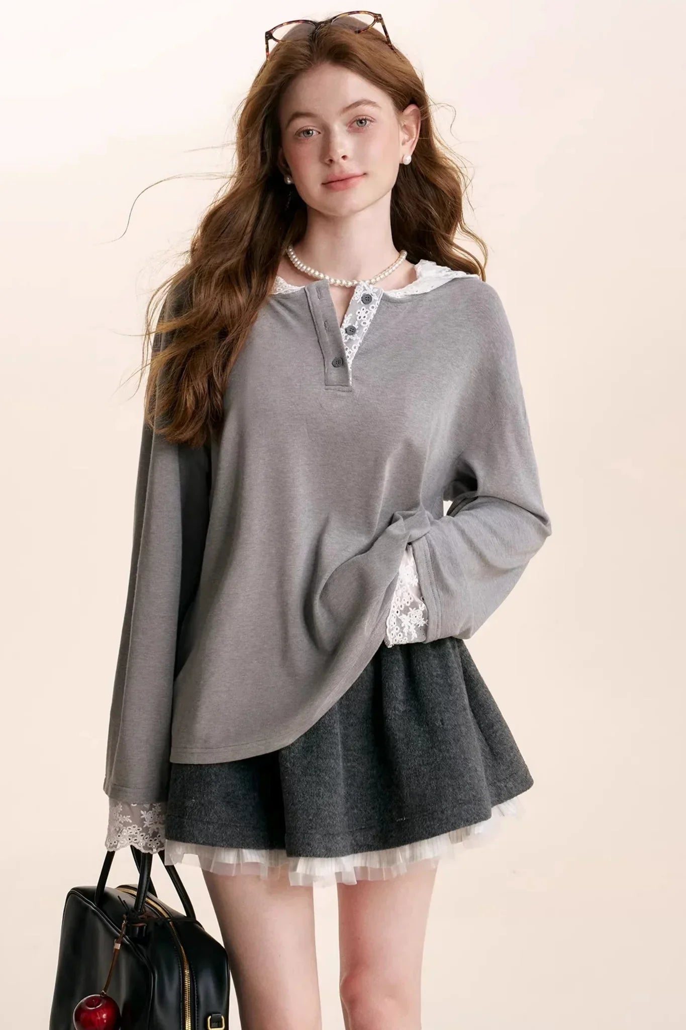 Romantic Lace Patchwork Top