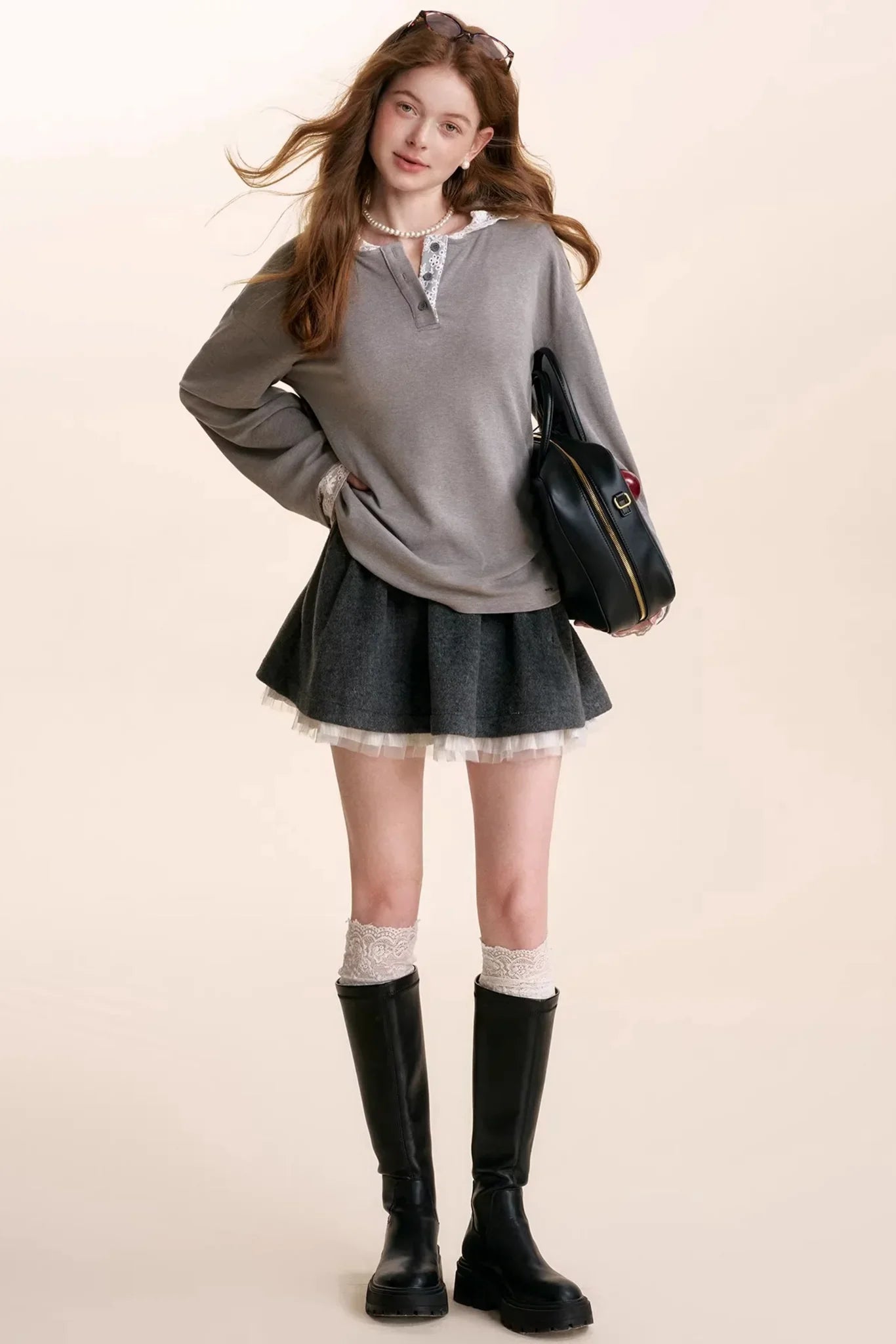 Romantic Lace Patchwork Top