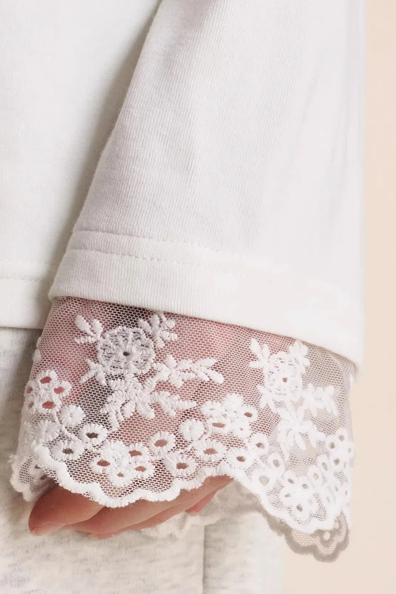 Romantic Lace Patchwork Top