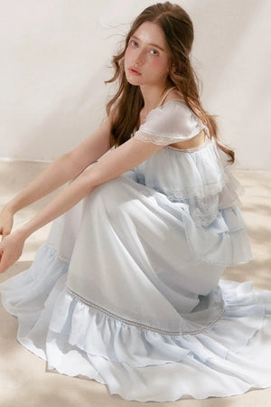 Romantic Lace Ruffle Skirt Set-Up