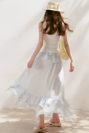 Romantic Lace Ruffle Skirt Set-Up