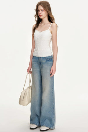 Romantic Lace Sheer Knitted Vest