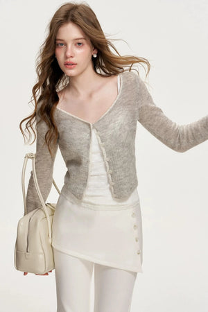 Romantic Lace Sheer Knitted Vest