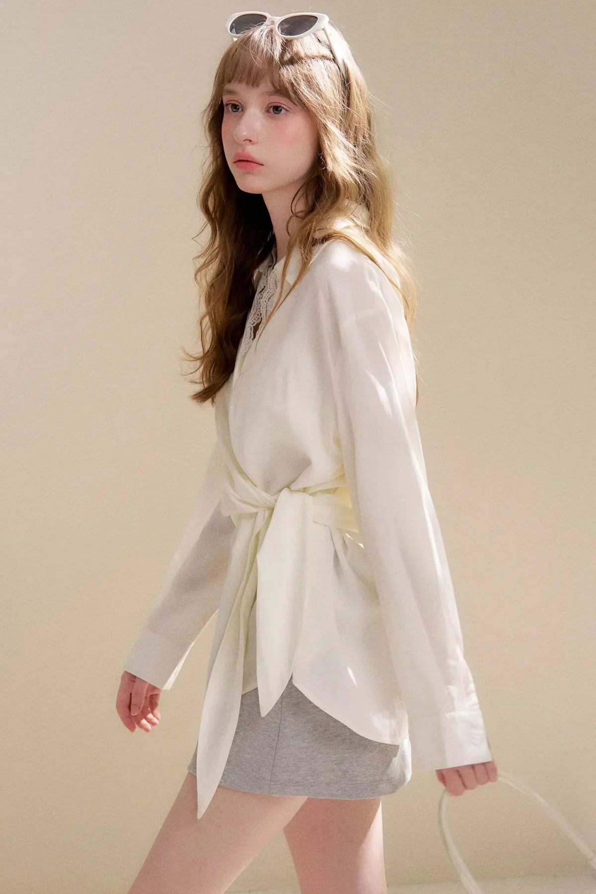 Romantic Lace Tencel Blouse