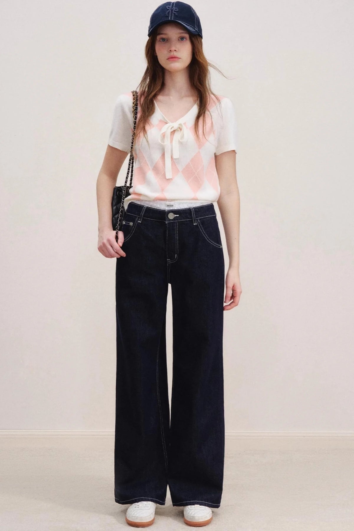 Romantic Lace Wide-Leg Jeans