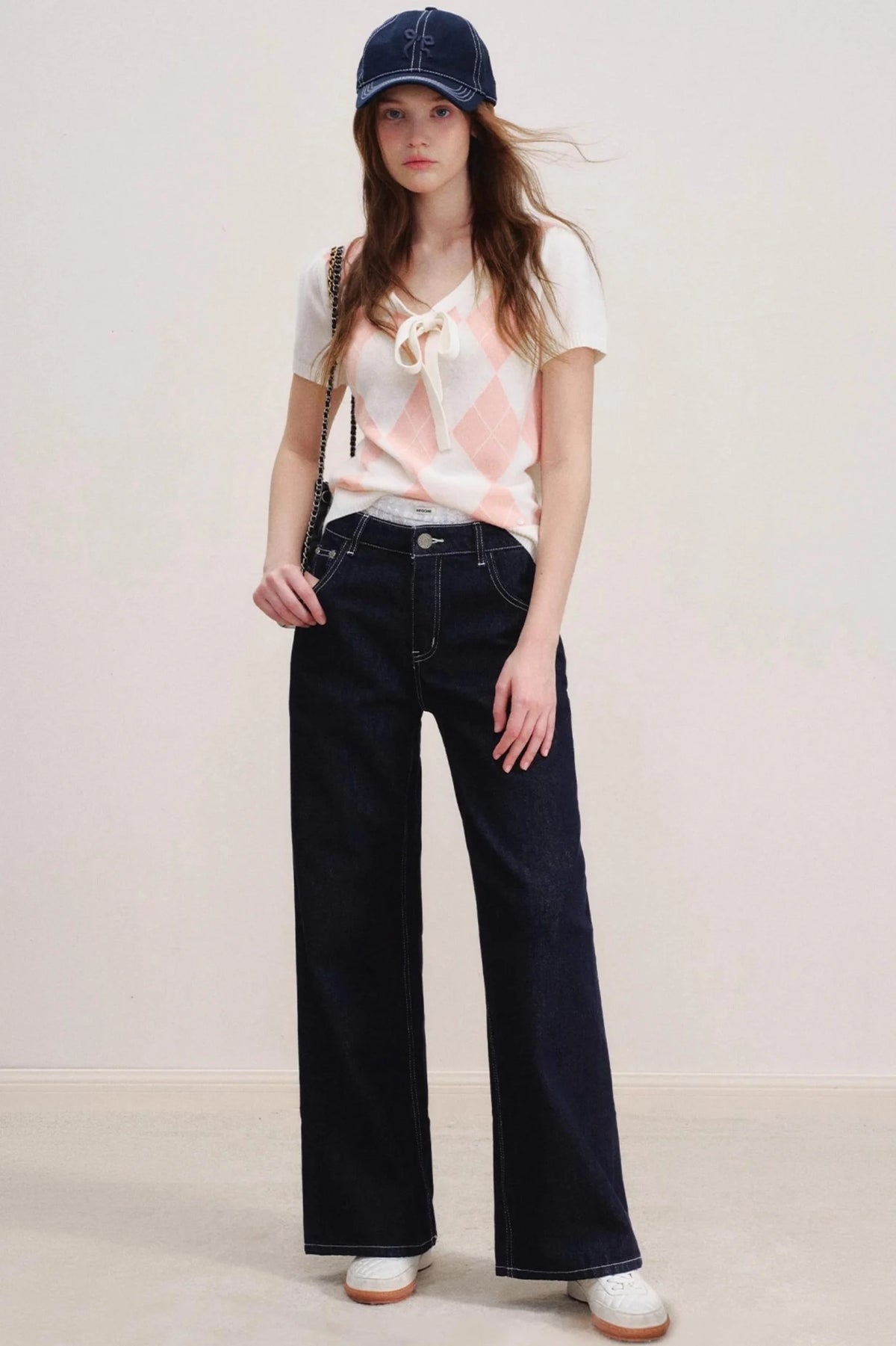 Romantic Lace Wide-Leg Jeans