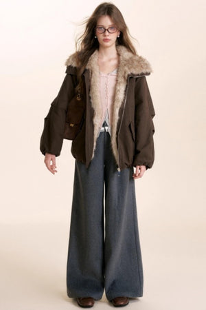 Romantic Lace Woolen Pants