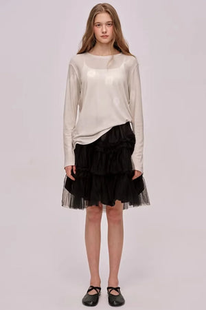 Romantic Lyocell Wool Sweater
