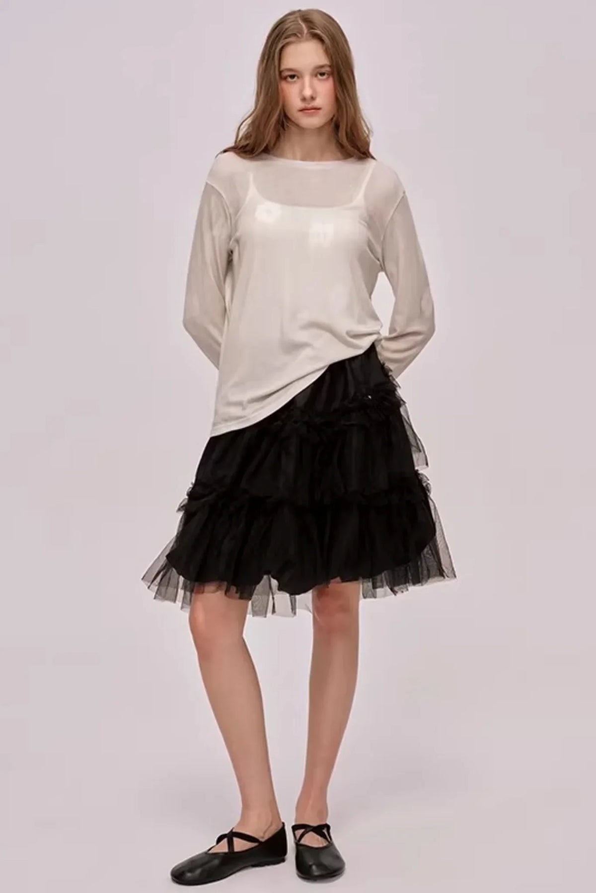 Romantic Lyocell Wool Sweater