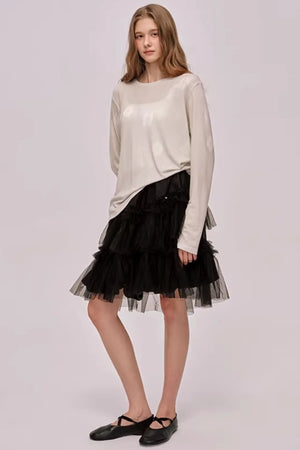 Romantic Lyocell Wool Sweater