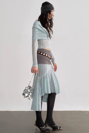 Romantic Mint Drapey Top Set-Up