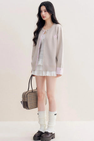 Romantic Patchwork Sweater Cardigan