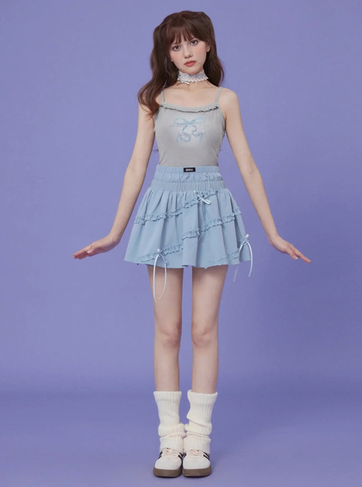 Romantic Pure Desire Cute  Short Skirt