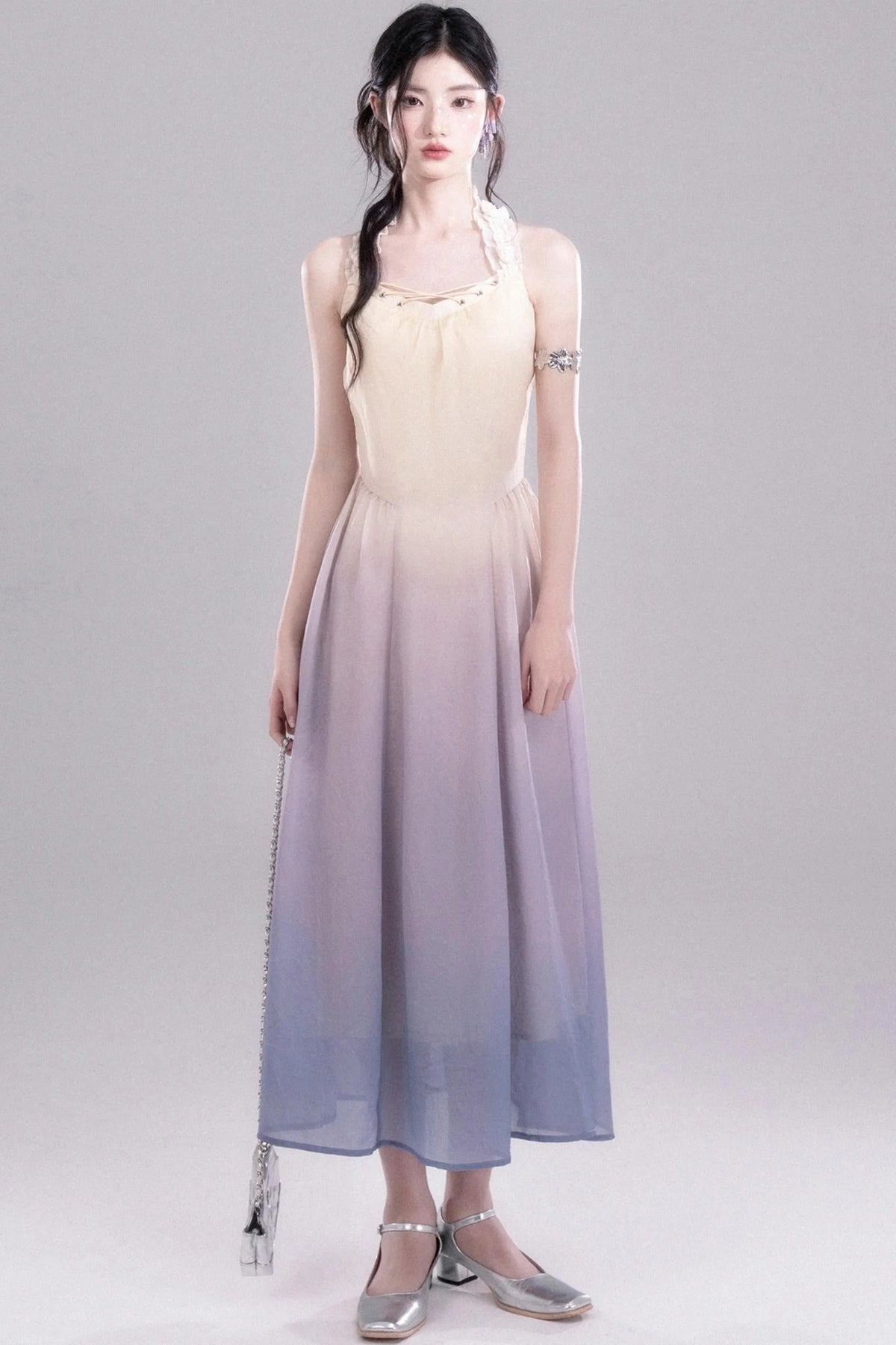 Romantic Purple A-Line Dress