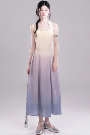 Romantic Purple A-Line Dress