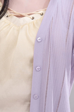 Romantic Purple A-Line Dress