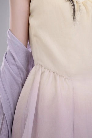 Romantic Purple A-Line Dress