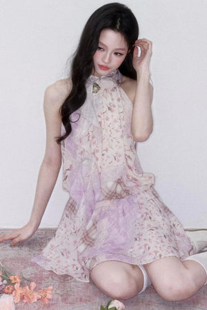 Romantic Retro Floral Dress