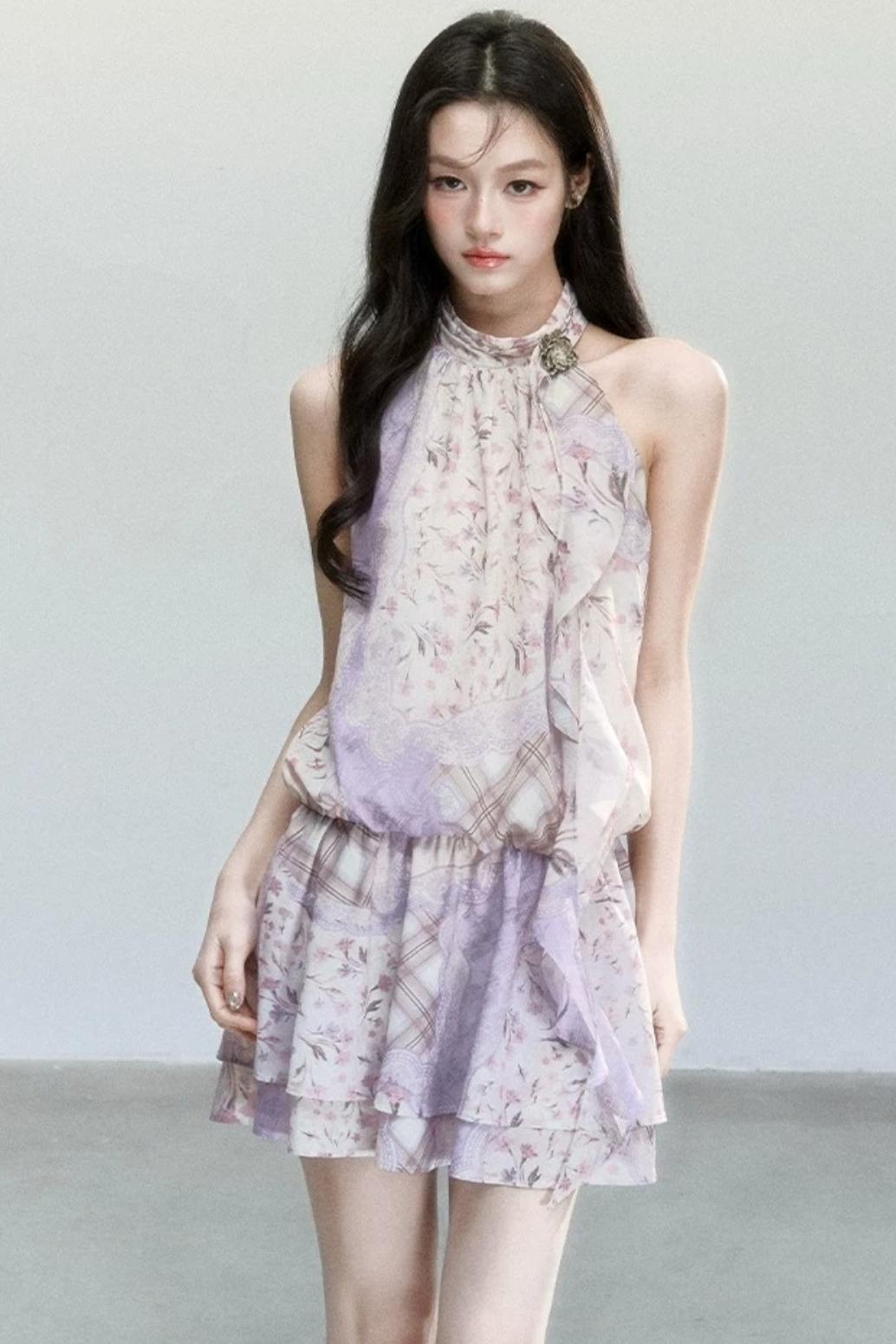 Romantic Retro Floral Dress