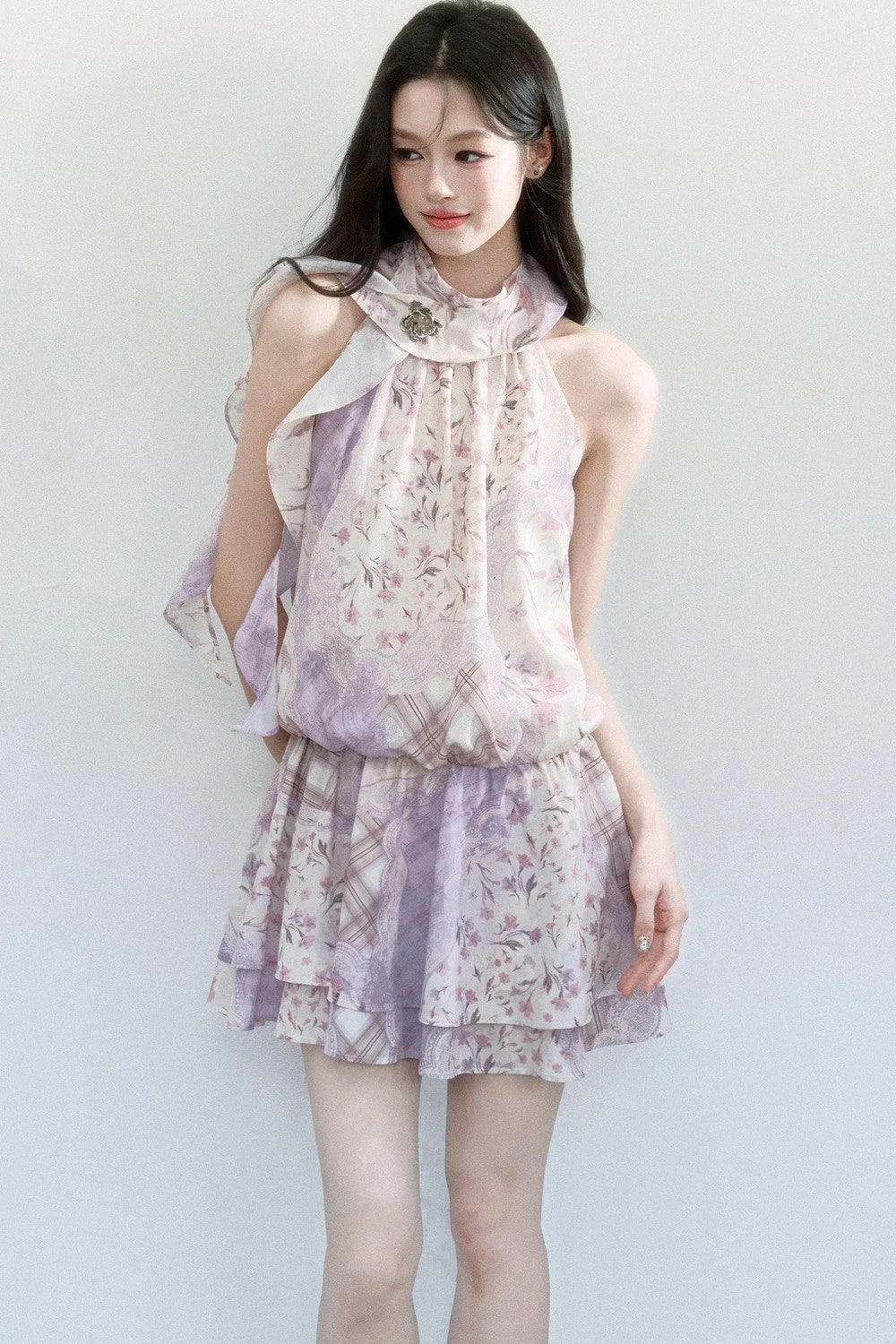 Romantic Retro Floral Dress