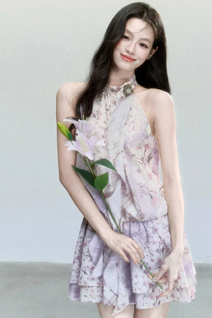Romantic Retro Floral Dress