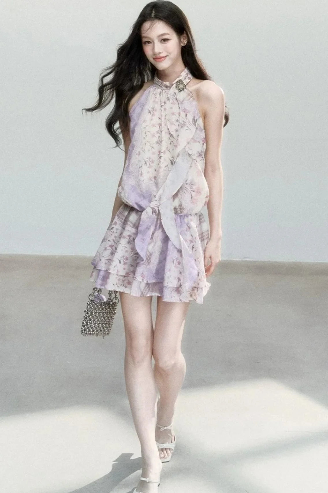 Romantic Retro Floral Dress