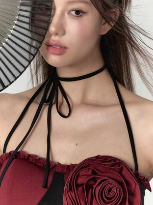Rose Camisole Fungus Trim Top