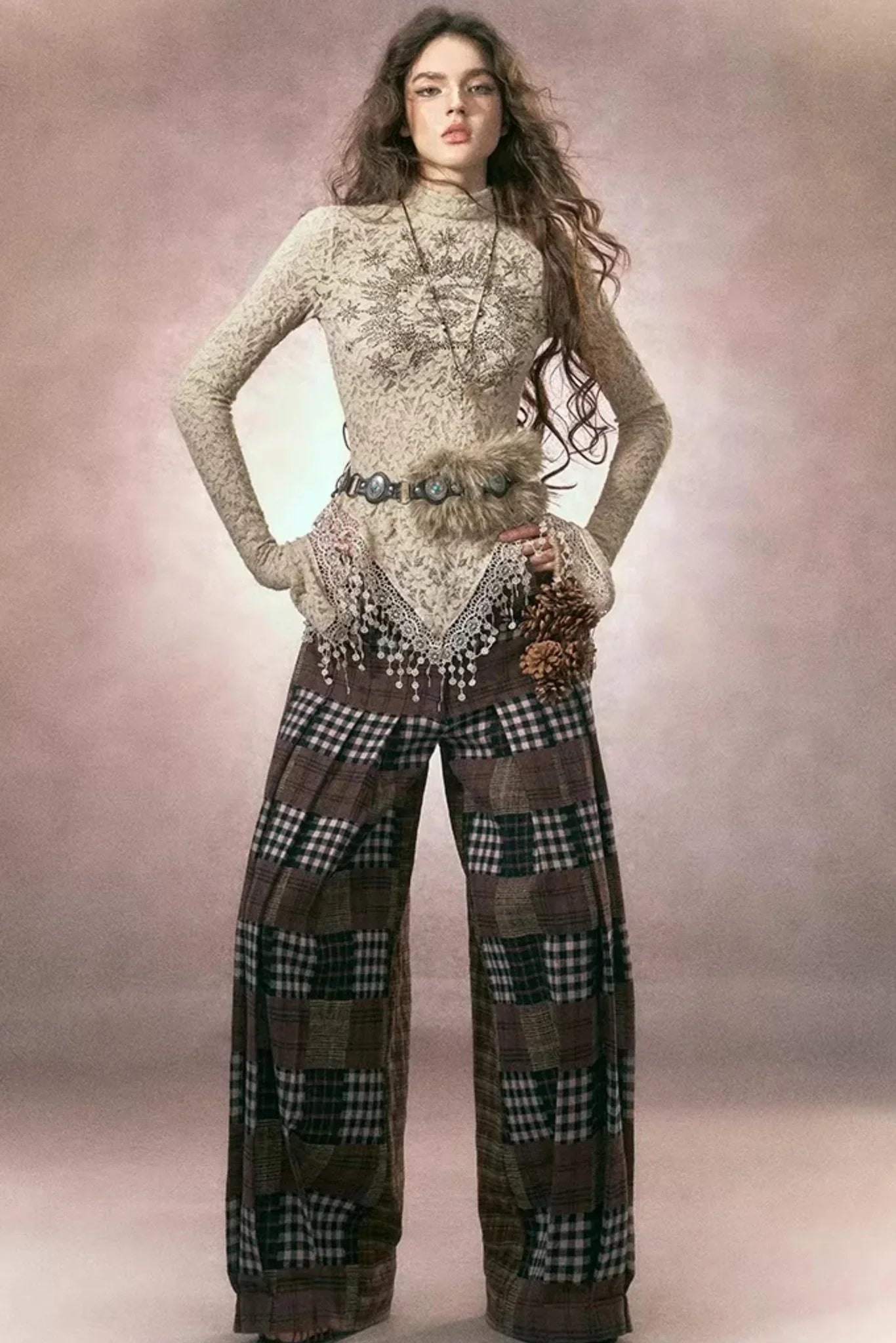 Rose-Colored Lace Top