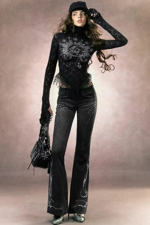 Rose-Colored Lace Top