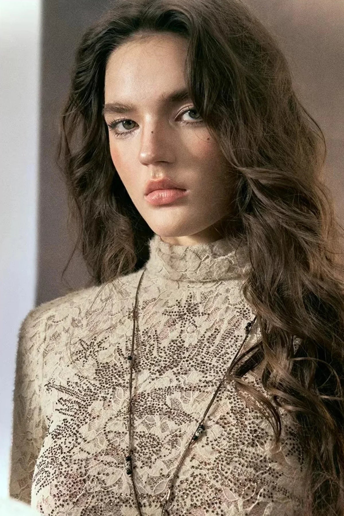 Rose-Colored Lace Top