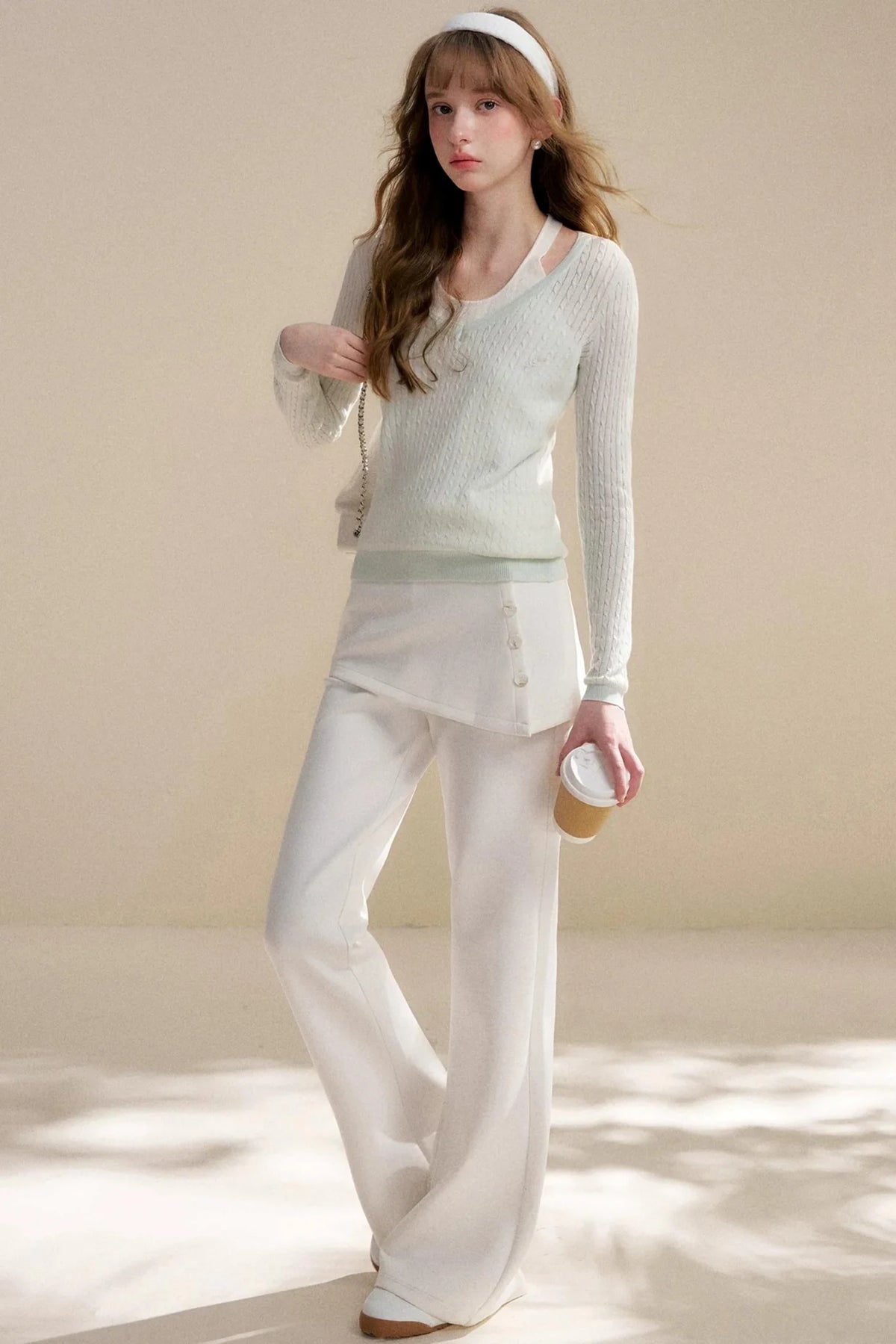 Rose Fragrance Wool Sweater
