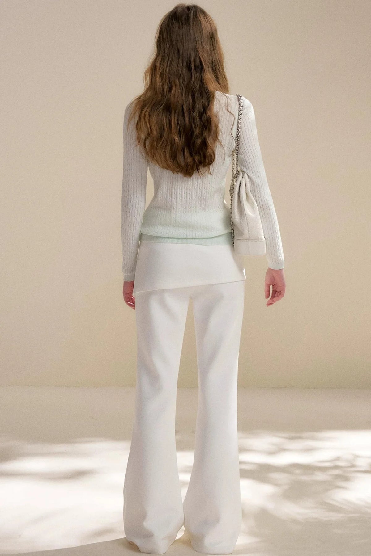 Rose Fragrance Wool Sweater