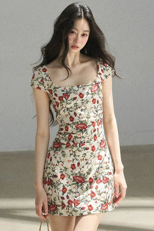 Rose Garden Floral Dress