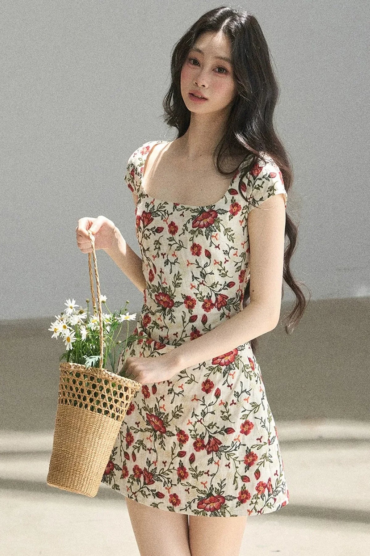 Rose Garden Floral Dress