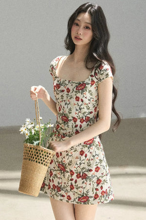 Rose Garden Floral Dress