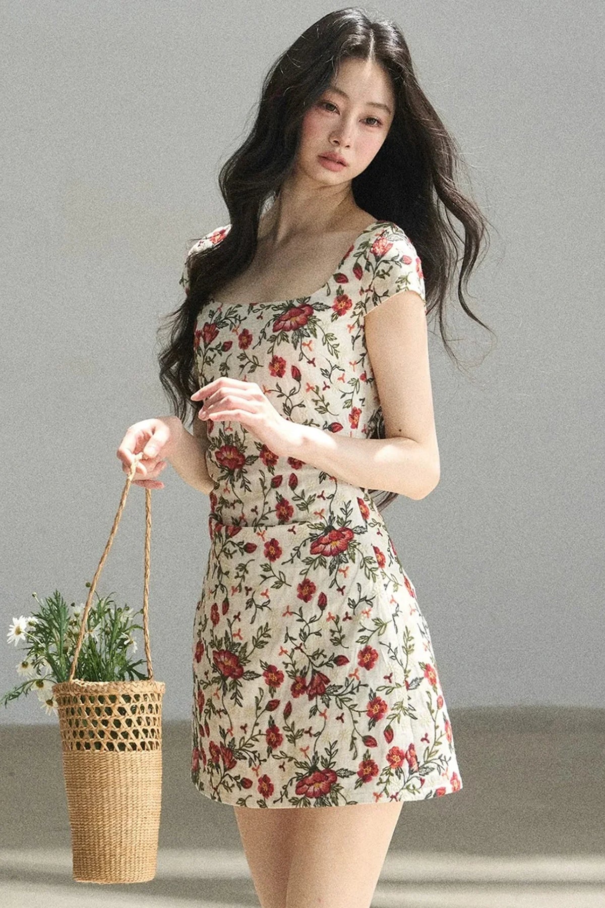 Rose Garden Floral Dress