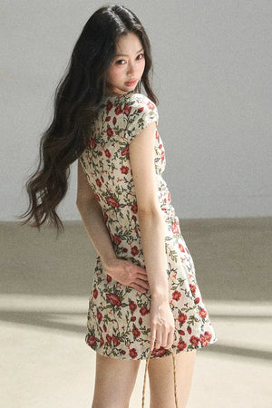 Rose Garden Floral Dress