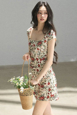 Rose Garden Floral Dress