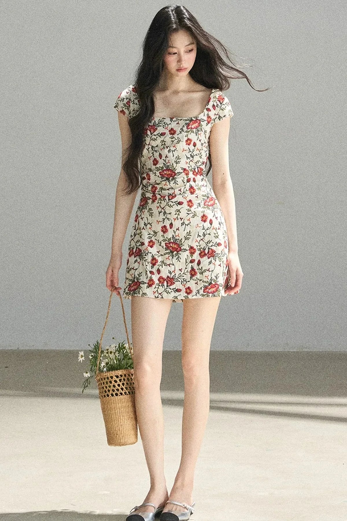 Rose Garden Floral Dress