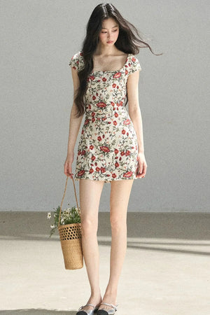 Rose Garden Floral Dress