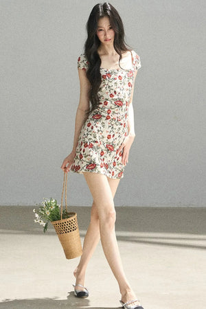 Rose Garden Floral Dress