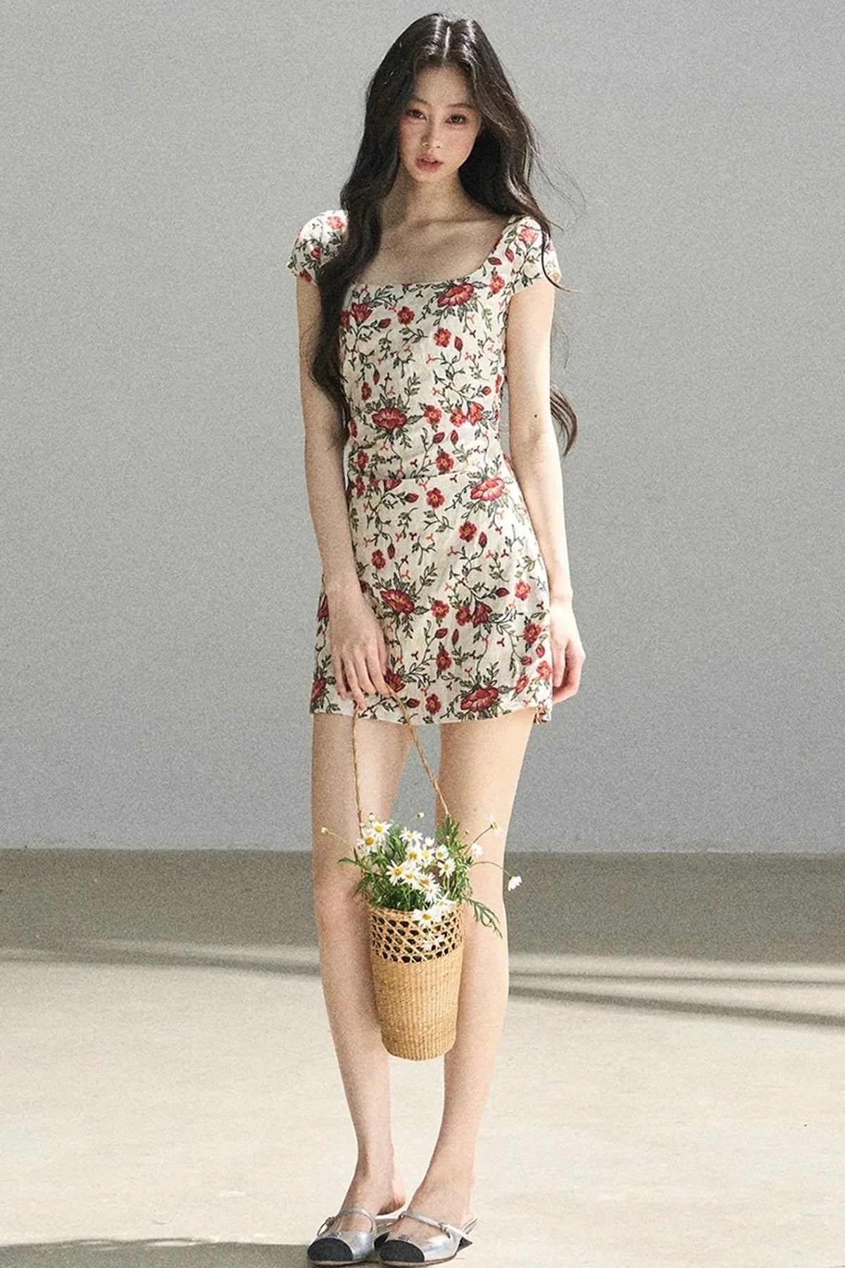 Rose Garden Floral Dress