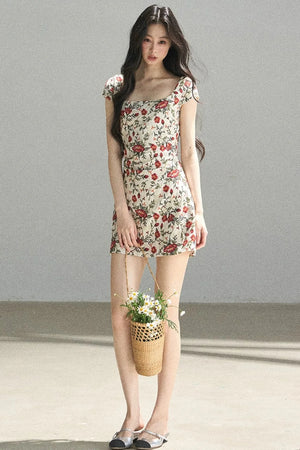 Rose Garden Floral Dress