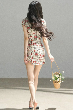 Rose Garden Floral Dress
