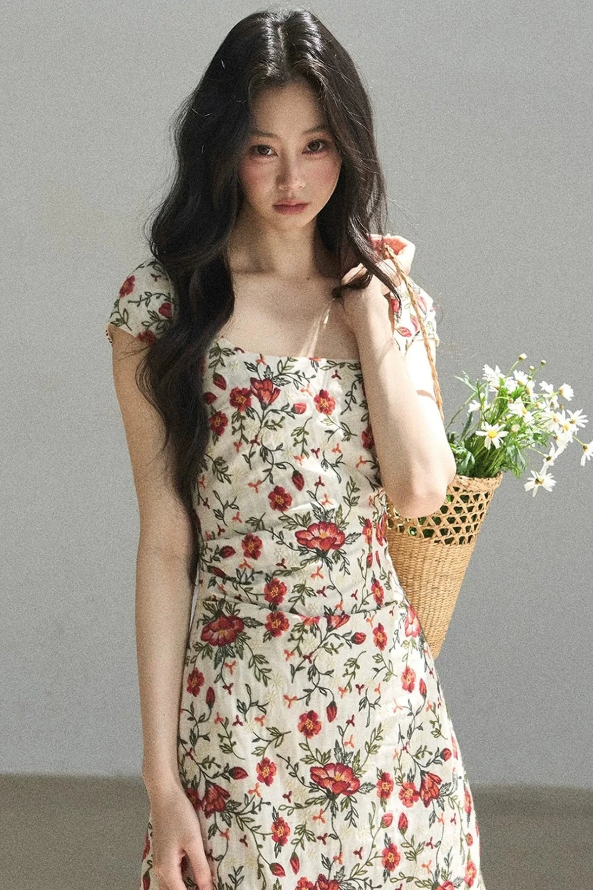 Rose Garden Floral Dress