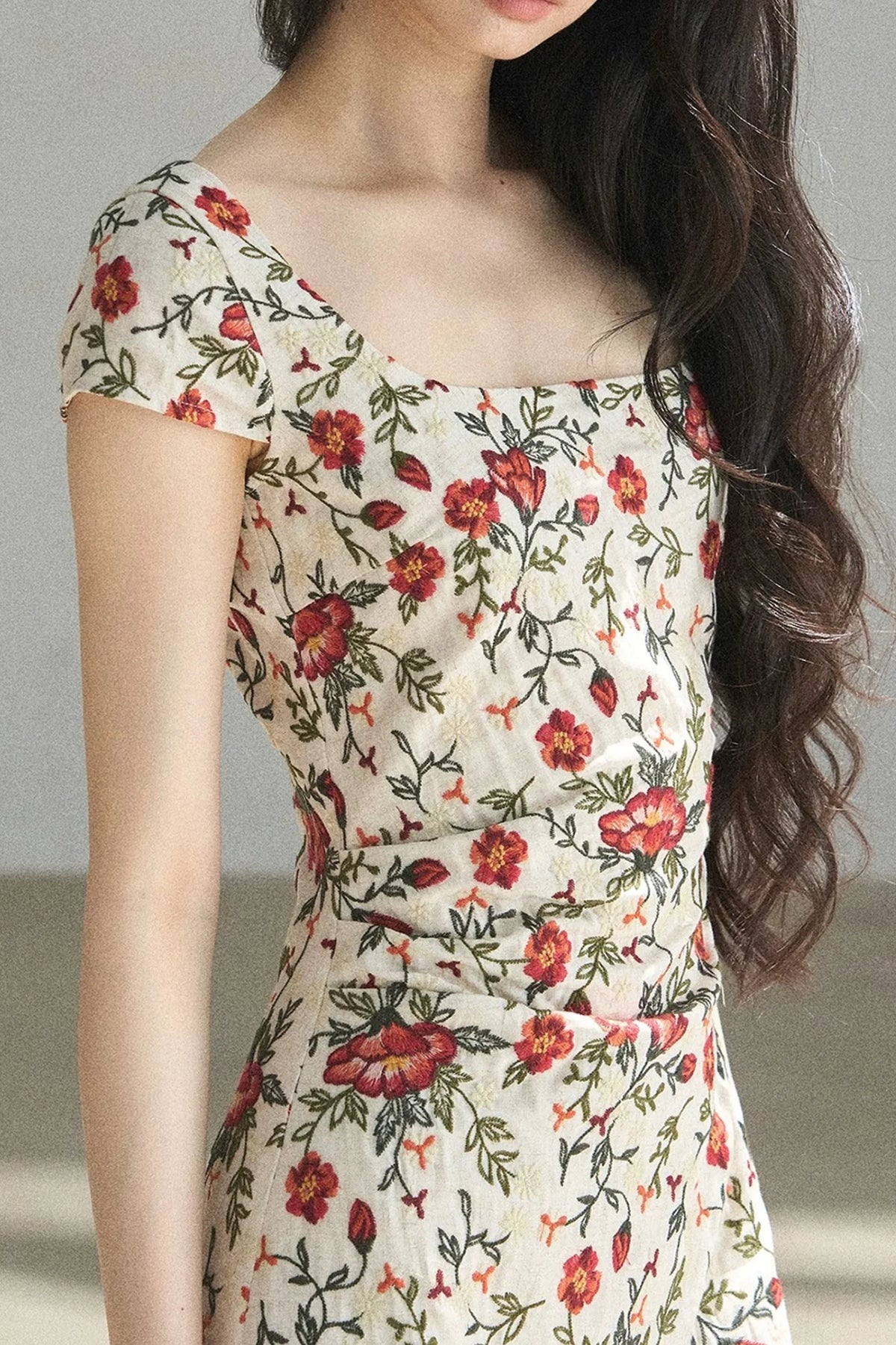 Rose Garden Floral Dress