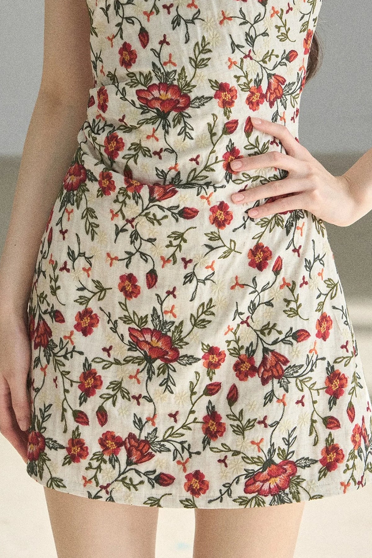 Rose Garden Floral Dress