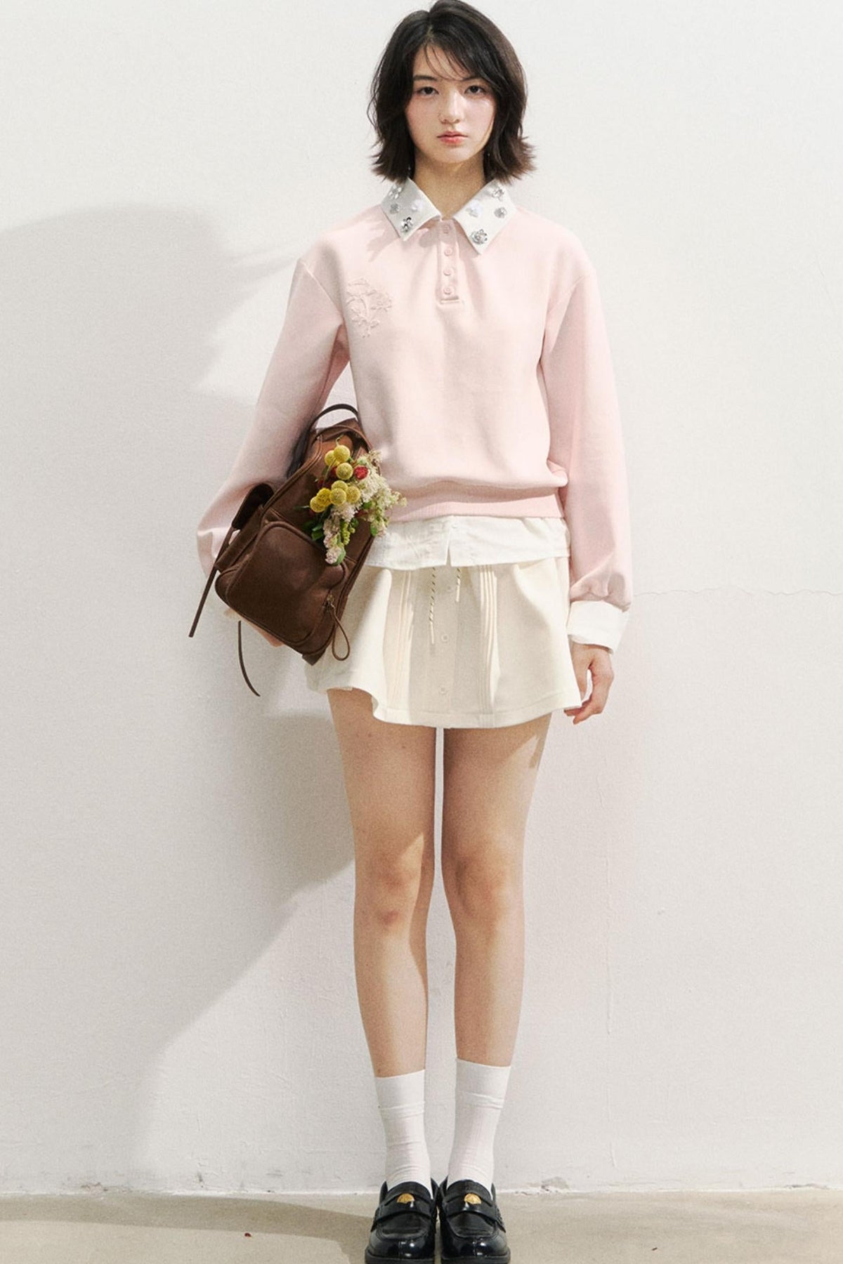 Rose Rhinestone Sweatshirt