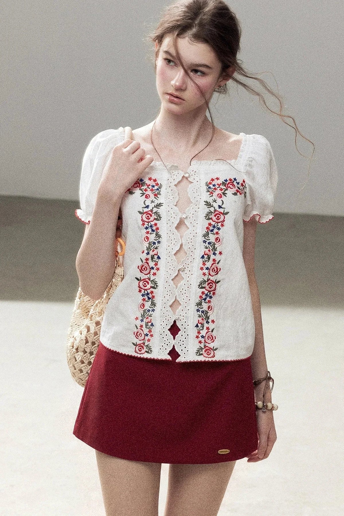 Rose Season Lace Top