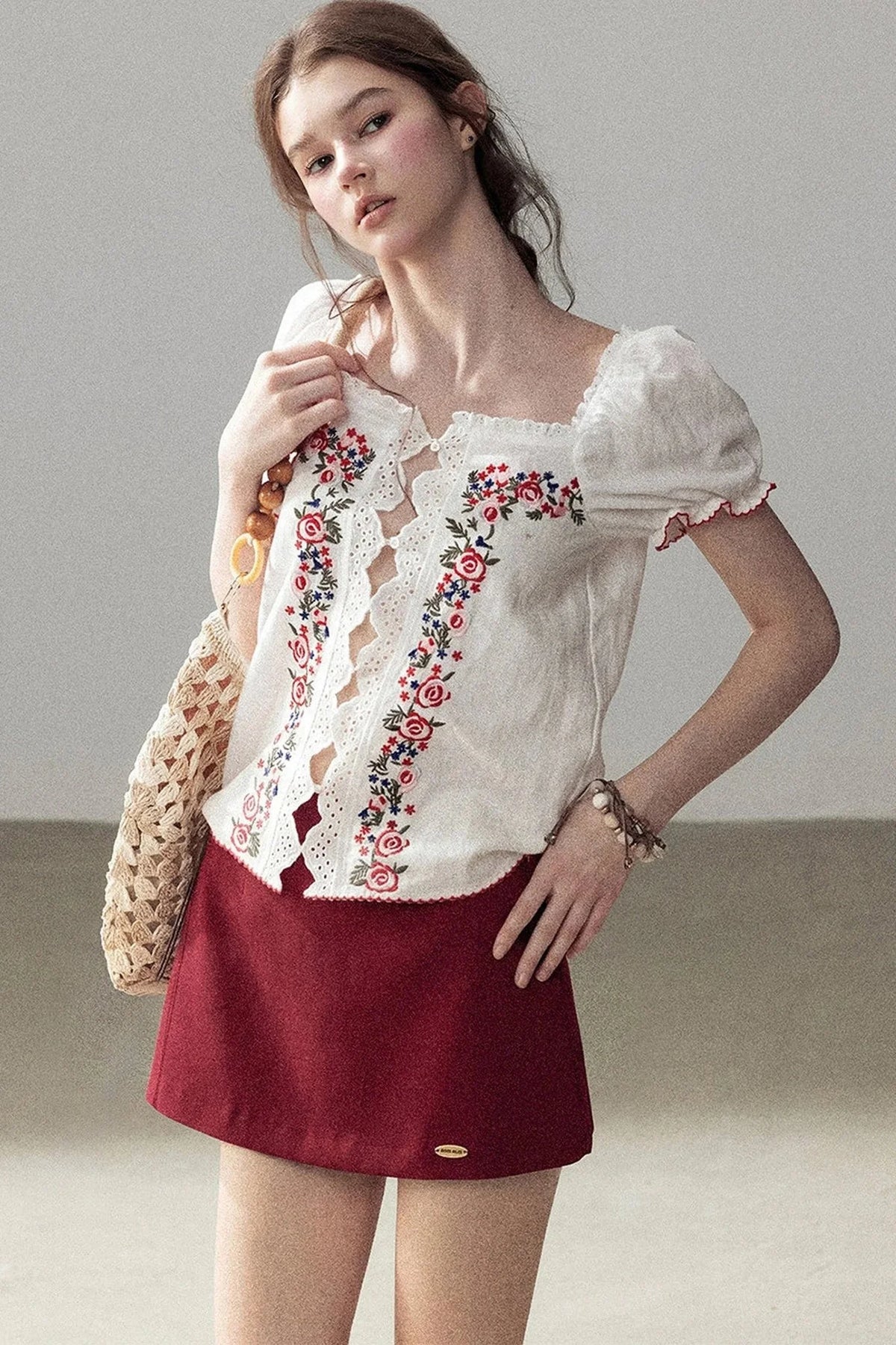 Rose Season Lace Top
